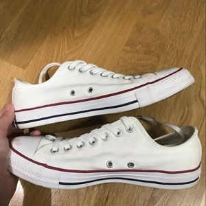 Converse - White, low rise